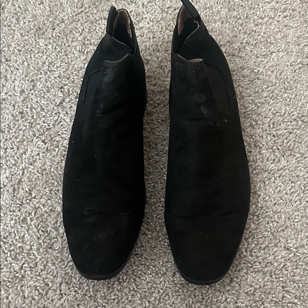 Black Suede Ankle Boots